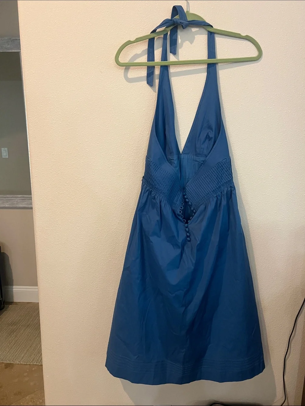 New without Tags J. Crew Royal Blue Dress Halter Dress